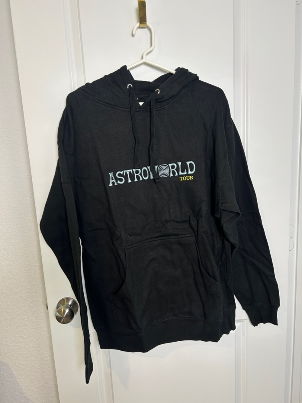 Astroworld Tour Black Pullover Hoodie - Logo Front